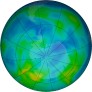 Antarctic ozone map for 2024-05-01